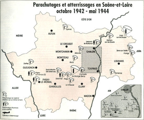Zone de parachutage