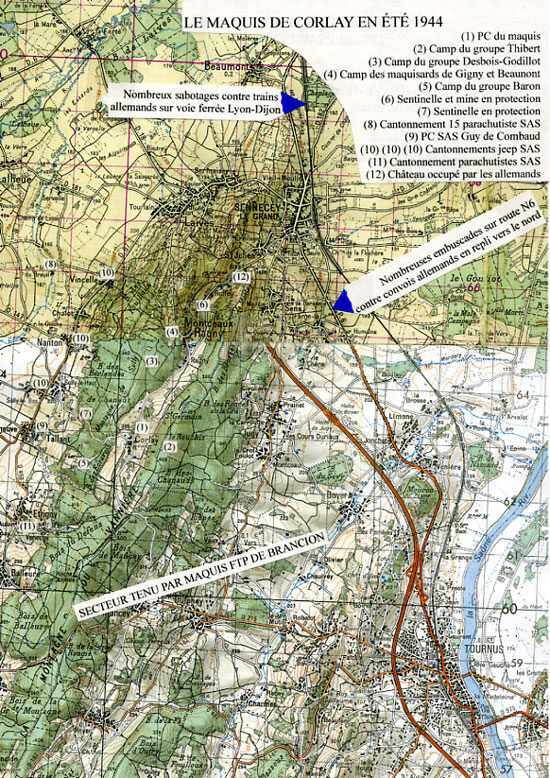 Carte du maquis