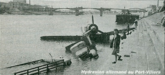Hydravion sur la Saône